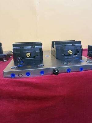 Multi-Axis Adjustable Harded Steel CNC Workholding Fixture Untuk Workpiece Holding