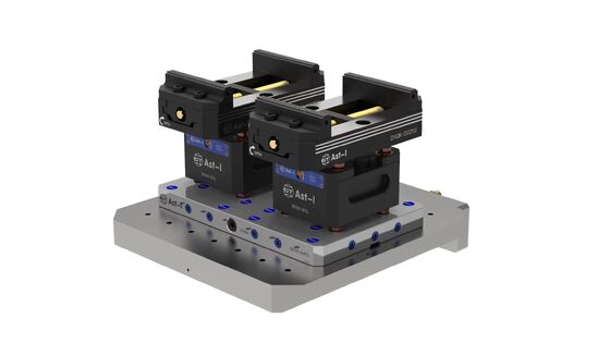 Konstruksi yang kokoh CNC Workholding Fixure Coated Anti Rust Treatment Kinerja yang andal