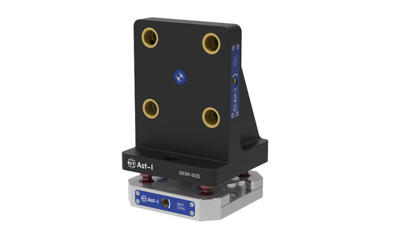 Mesin 0,005mm Titik Nol Workholding Baja Keras 22KN Kekuatan Penguncian Aluminium