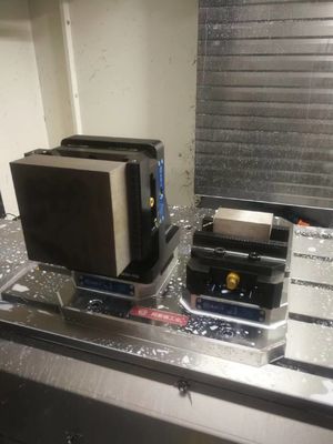 Mesin 0,005mm Titik Nol Workholding Baja Keras 22KN Kekuatan Penguncian Aluminium
