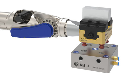 Perlengkapan Cepat Berubah CNC Baja Fleksibel Solusi Penjepit Kerja CNC Pneumatik