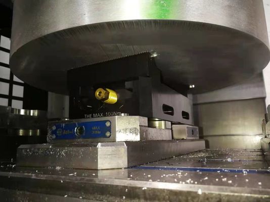 CNC Rotary Table Self Centering Vise 130mm Clamp Body Width Manual