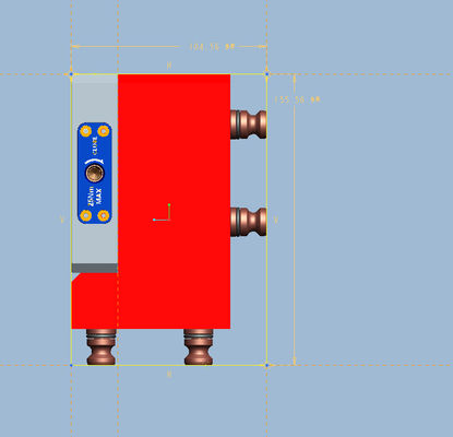 Penjepit Titik Nol Presisi Manual Aluminium 96 Stud Tarik Acc