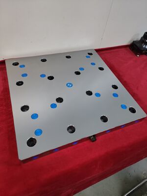 OEM 18KN Locking Force 5 Axis CNC Clamping Fixture Perlengkapan Kerja CNC Menawarkan Stabilitas Benda Kerja Dan Penjepitan Di Jalur Manufaktur