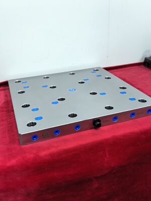 OEM 18KN Locking Force 5 Axis CNC Clamping Fixture Perlengkapan Kerja CNC Menawarkan Stabilitas Benda Kerja Dan Penjepitan Di Jalur Manufaktur