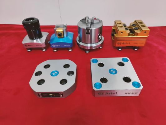 Manual 3 / 5 Axis Milling Vise Aluminum Jaws 75Nm Maximum Torque